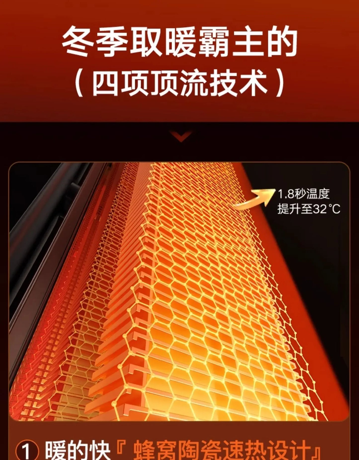 Fast - heating Graphene Electric Heater for large area household whole house, Ultra quiet, Energy  efficient
