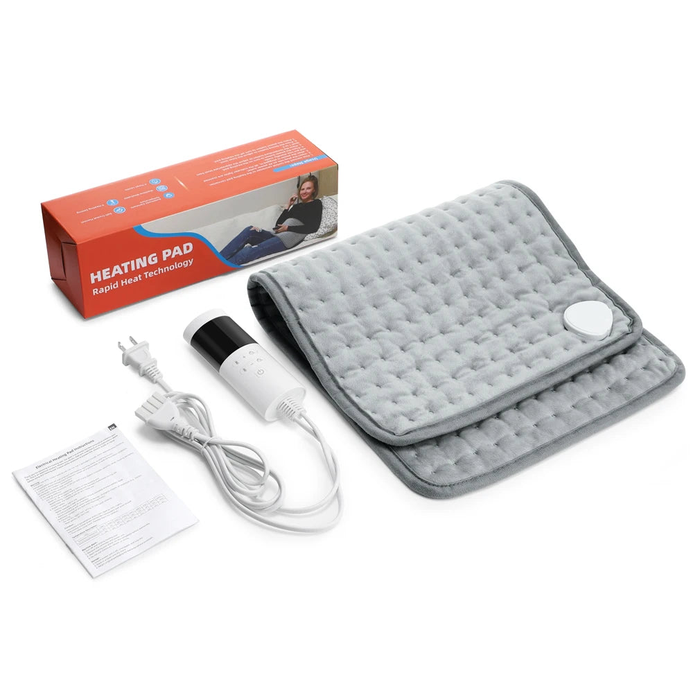 9 Level 4 Mode Timer 30X60cm Electric Heating Pad Blanket Hot Heated Pad for Abdomen Shoulder Knee Legs Winter Warm Washable