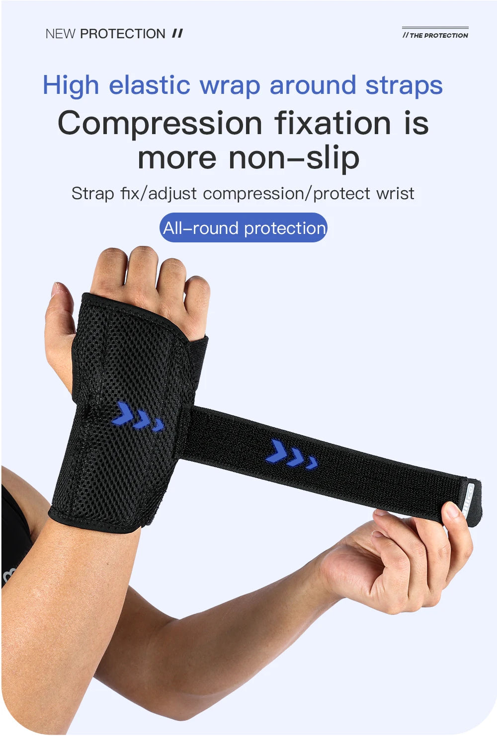1PCS Wrist Splint Carpal Tunnel Protector Wrist Support Hand Brace Palm Wrap Wrist Injury Fracture Fixed Orthopedic Wristband