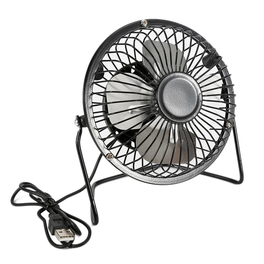 4-inch USB Strong Wind Silent MINI Fan Desk 360 Degree Rotatable Summer Cooling Portable Fan for Laptop Notebook Ofiice