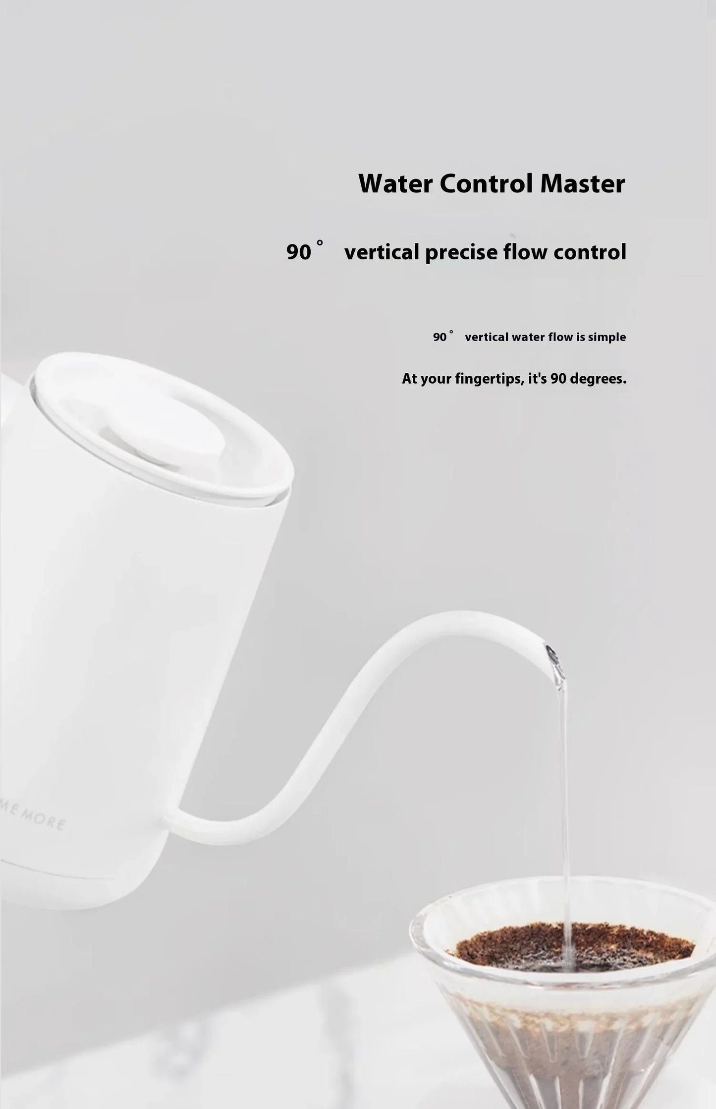 Timemore Fish Smart Electric Pour Over Kettle 600ml 220v Fine Mouth Temperature Control Customize Hand Brew Coffee Pot