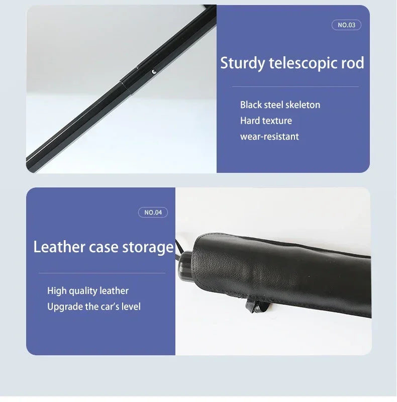 Automobile Windshield Sunshade Upgraded V-Design Car Sun Umbrella Innovative Telescopic Sun Visor For Heat Insulation Shade Prot