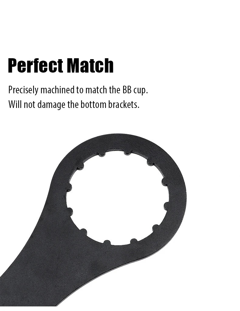 Bicycle Bottom Bracket Wrench Spanner Bike BB Wrench Removal Installation Tool Remover BB39 BB44 BB46 BB40.5 16/24 Notch