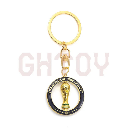 2026 FIFA World Cup Enamel Metal Keychain, UV Printed Soccer Key Ring, Football Fan Souvenir, Car Bag Pendant, Sports Gift