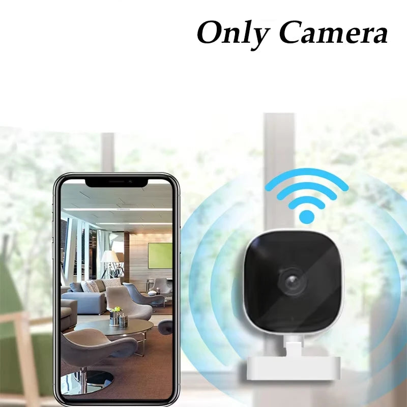 New 4K Mini Security Camera WiFi Monitor IP65 Waterproof Full Color Night Vision Motion Detect Surveillance With 2 Way Audio