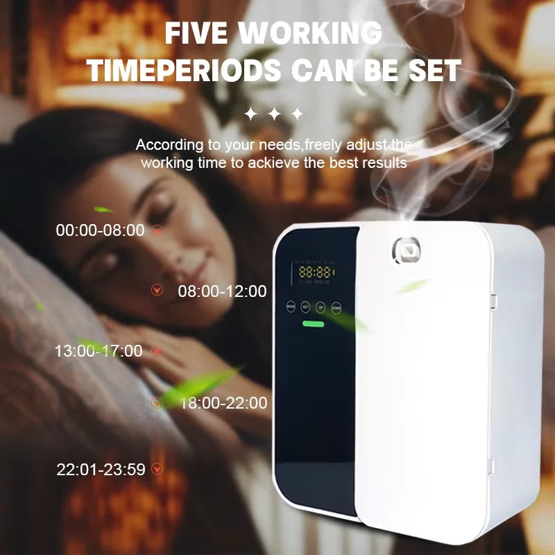 Hotel Aroma Diffuser Machine Wall Mounted Room Fragrance Diffuser Bluetooth Electric Smell Distributor Electric Smell for HomeElectric DiffusersGoWisse.com
