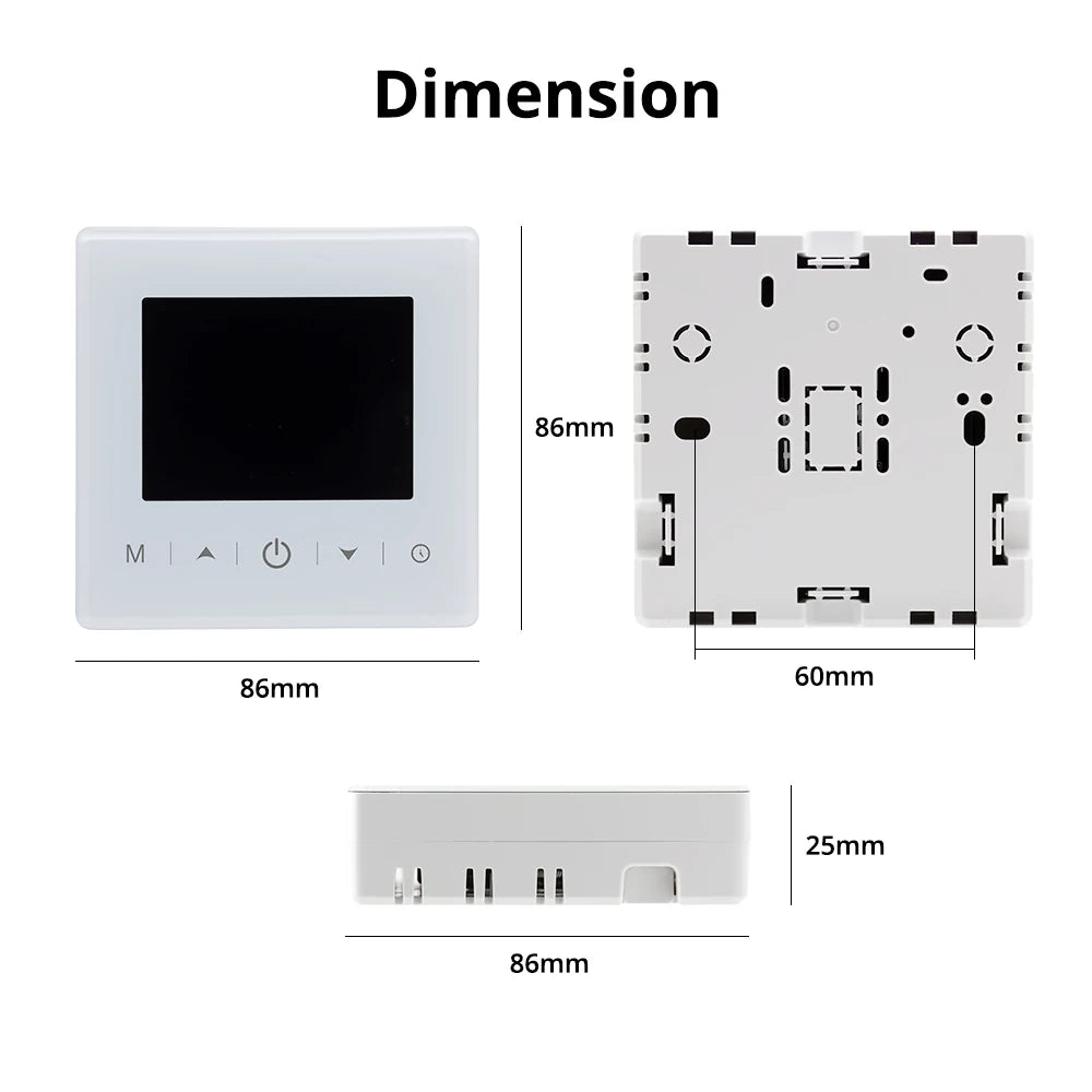 Beok Smart Home Tuya WIFI Thermostat Battery-powered Thermoregulator  for Gas Boiler Smart Life Work with Alexa Google Home