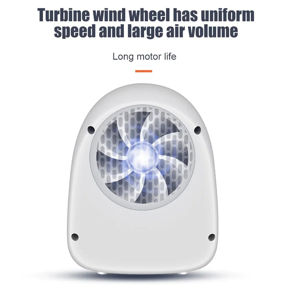 400W Mini Electric Heater 2-speed Quick Heating Home Electric Heater 220V/110V Hot Fan Overheating Protection Air Heat
