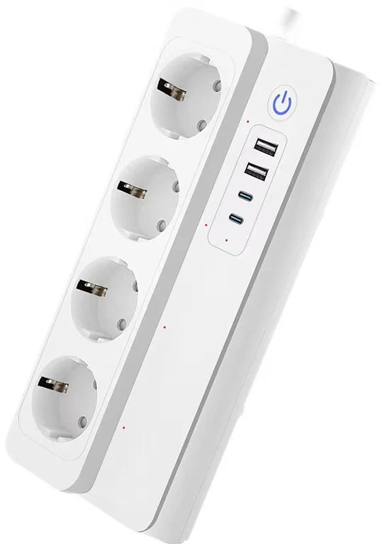 Smart socket WiFi Power Strip Multi Plug With 4 Plug 4USB Port Compatible With alexa google home Smart home Tuya Smart smartlife
