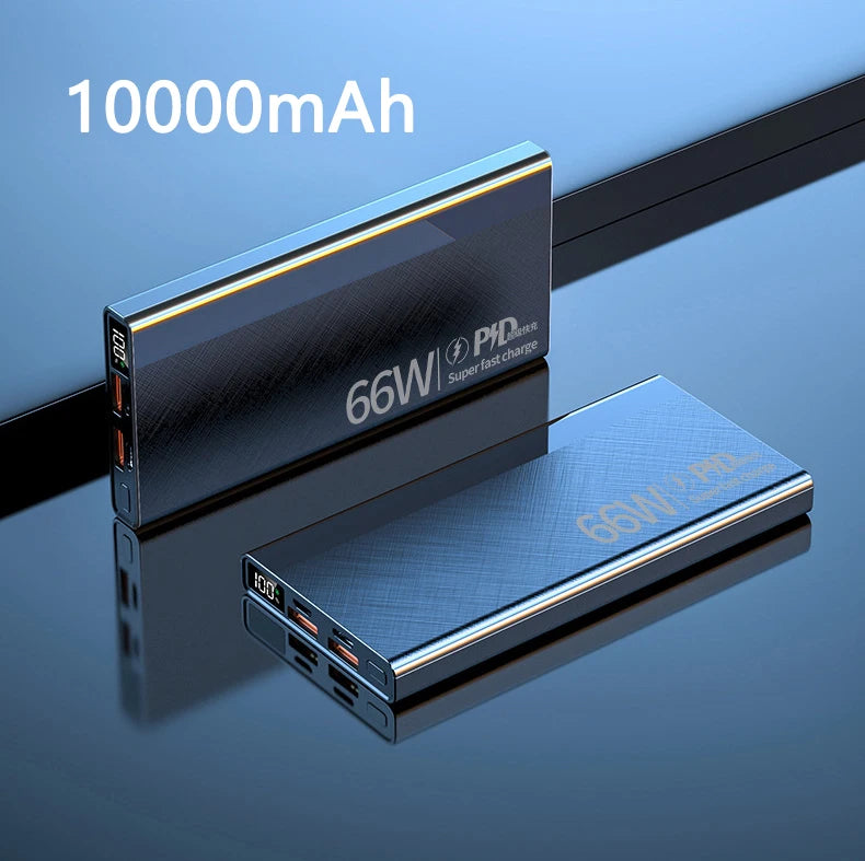 Power Bank 30000mAh 66W Fast Charging Powerbank Portable Charger External Battery Pack For iPhone 15 14 13 Huawei Xiaomi Samsung