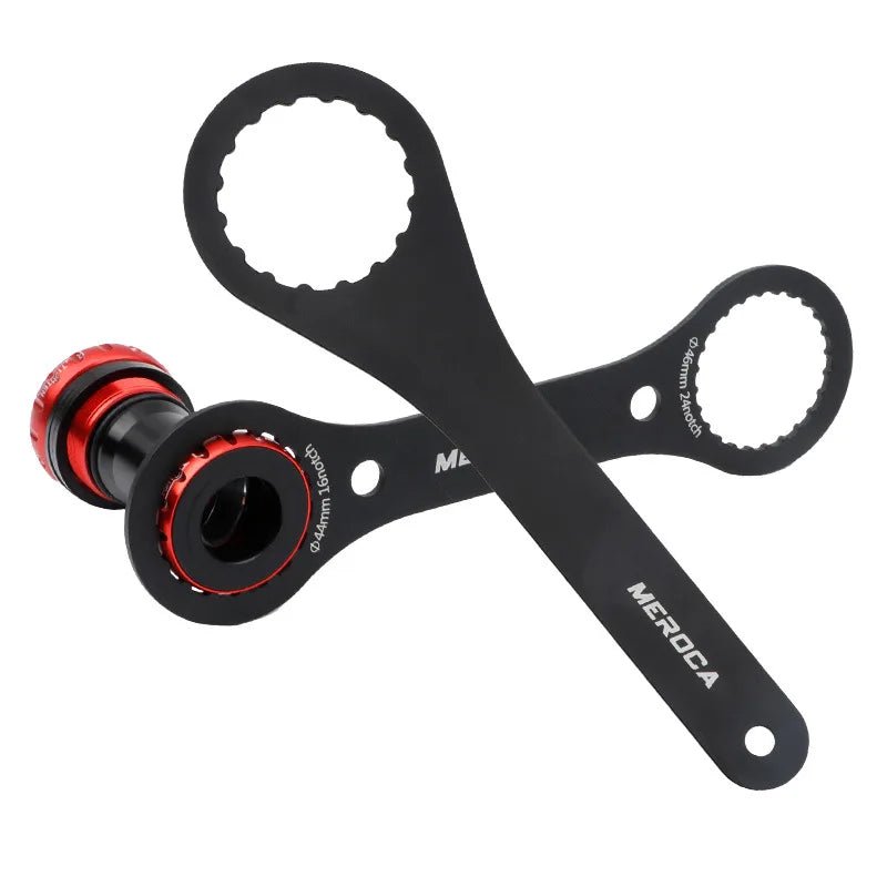 Bicycle Bottom Bracket Wrench Spanner Bike BB Wrench Removal Installation Tool Remover BB39 BB44 BB46 BB40.5 16/24 Notch