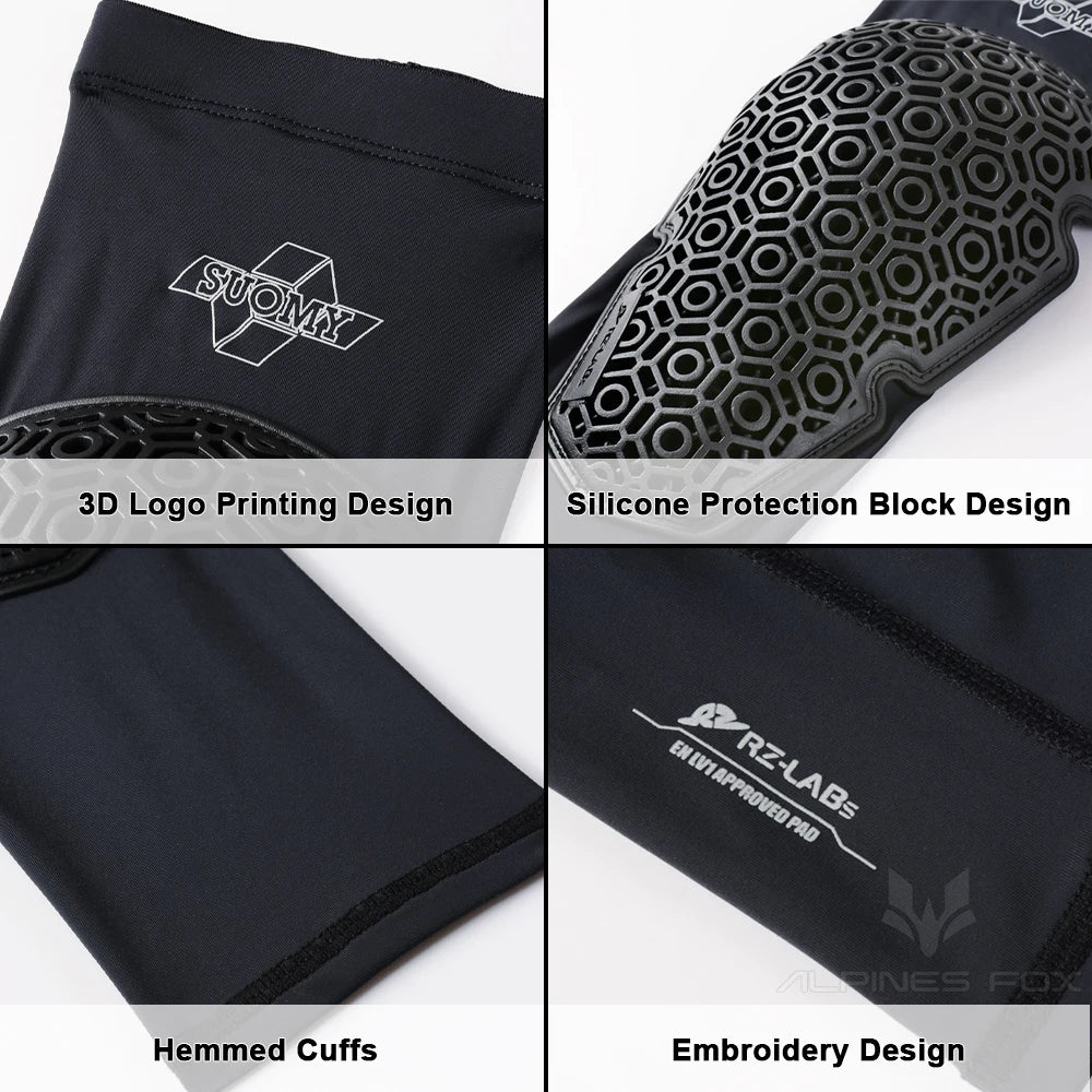 Summer Motorcycle Riding Soft Ice Sleeve Elbow Pads Motocross MTB BMX DH ATV CE Protective Gear Mountain Bike Elbow Protector