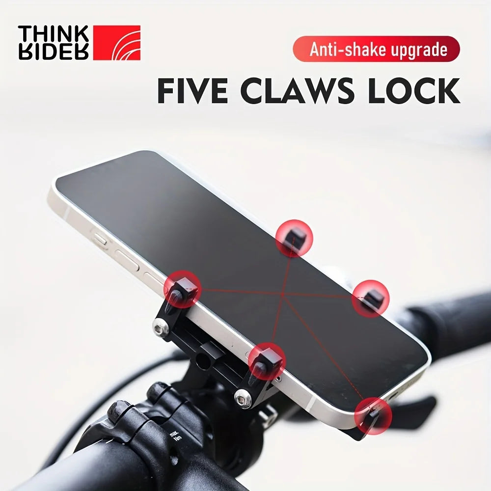 ThinkRider Bicycle Mobile Phone Rack Aluminum Mountain Road Car Navigation Takeout Rider Driving Special Support