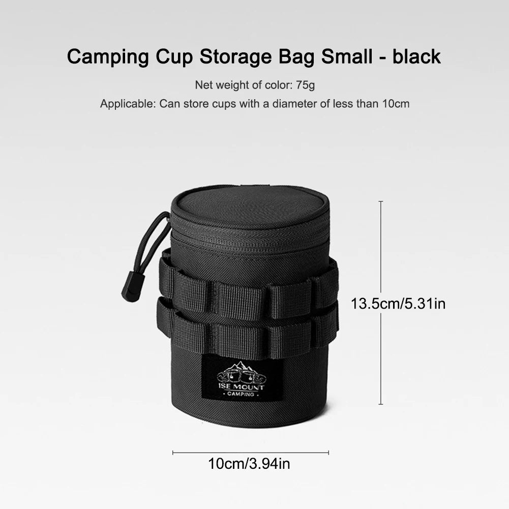 Travel Storage Bag Lightweight Sundries Storage Bag with Hanging Holes Camping Accessory Bag with Handle for Outdoor Travel