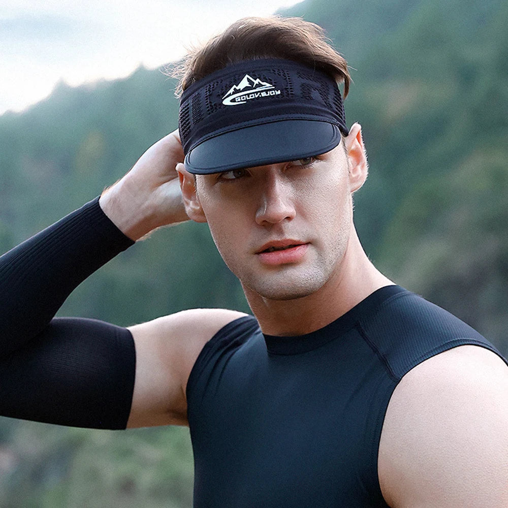 Cooling Stretchy Visor Unisex Visor Hat for Men and Women No Slip Band Lightweight Performance Running Sun Protection Visor