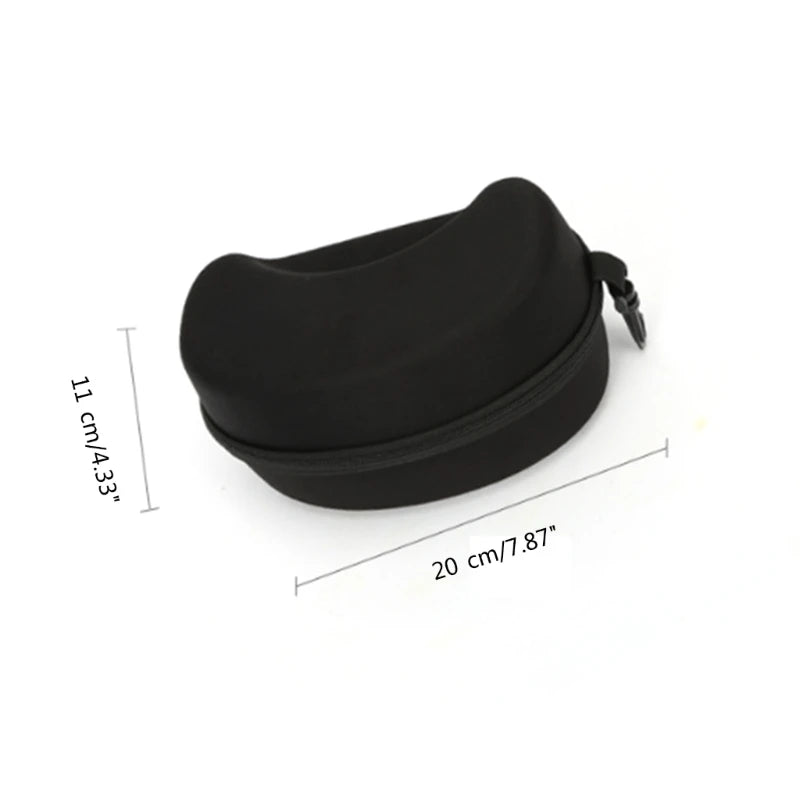 Snowboard Goggles Case with Carabiner Sports Glasses Case, Snowboard Goggles Box EVA Protective Box for Snow Eyewears