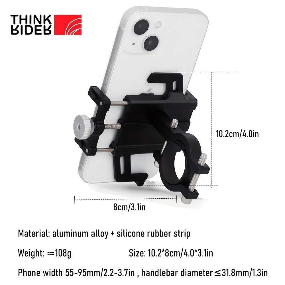 ThinkRider Bicycle Mobile Phone Rack Aluminum Mountain Road Car Navigation Takeout Rider Driving Special Support