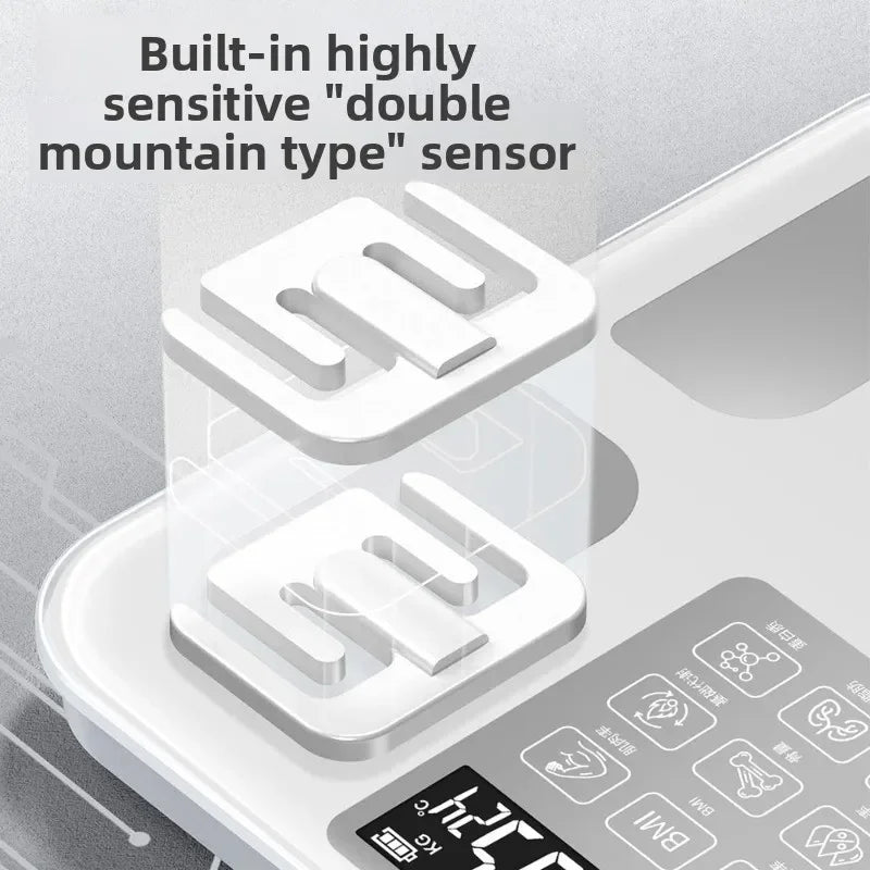 Xiaomi Bluetooth Body Fat Scale App Body Fat Scale Home Precision Charging Weight Scale Body Fat Scale Connected to Mi Home APP