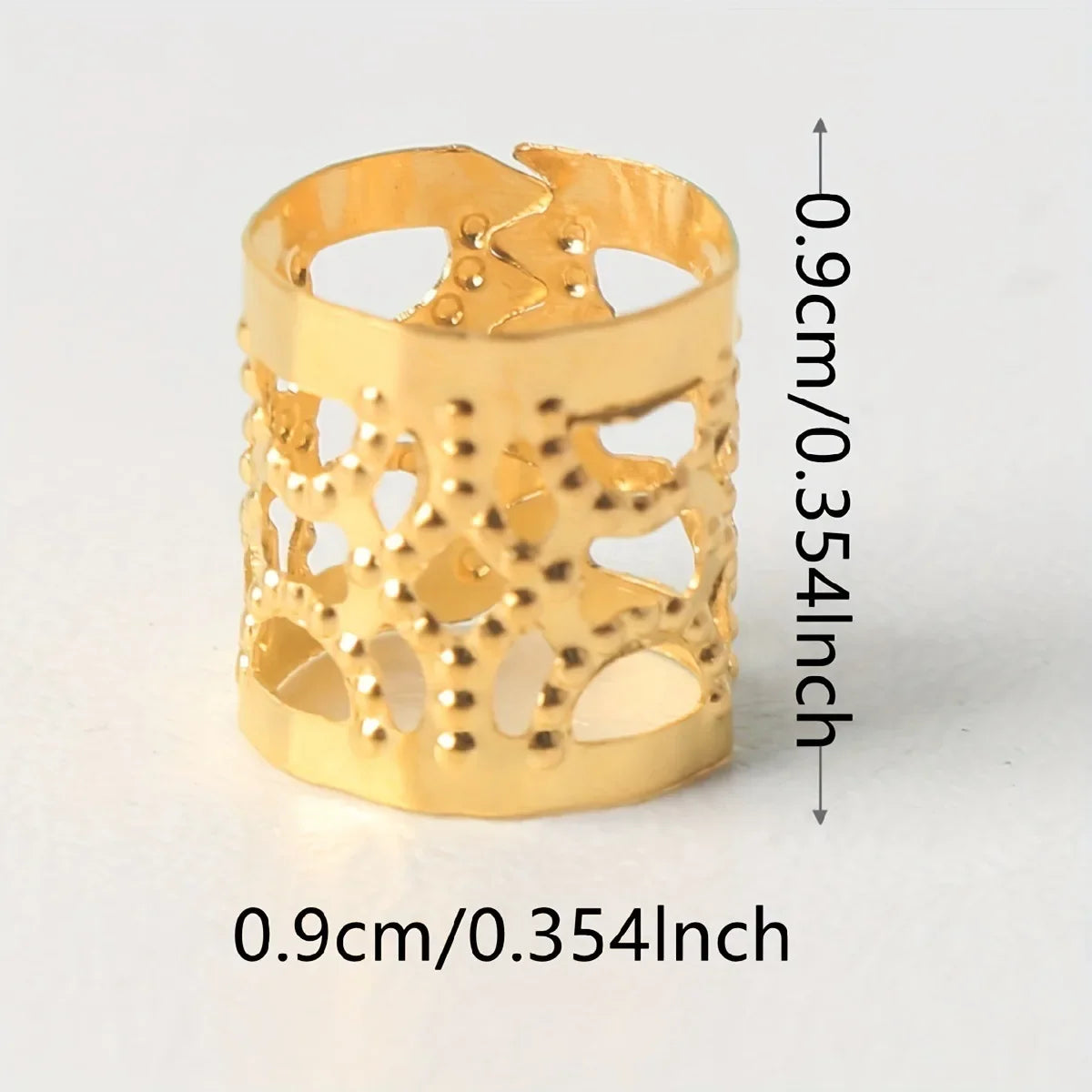 40pcs Loc Hair Jewelry for Braids Hippie Style Alloy Braid Hair Ring for Girls Women Dreadlock Hair Accessories