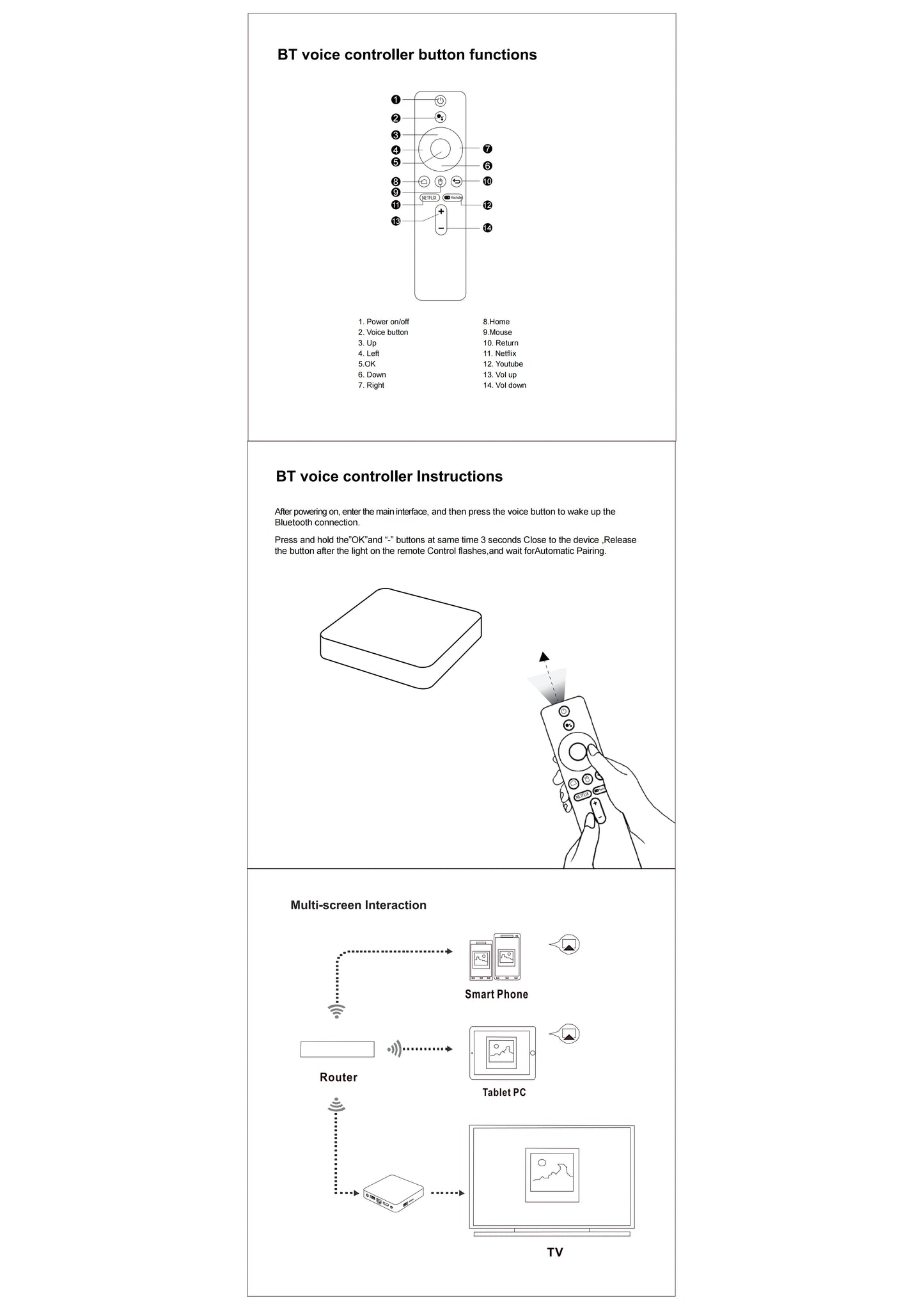 2025 New Q7 Smart TV Box Android14 Allwinner H313 8G+128GB ROM Dual-Band WiFi 6 Bluetooth 5.2 Google Voice Remote Media PlayerGoWisse.com