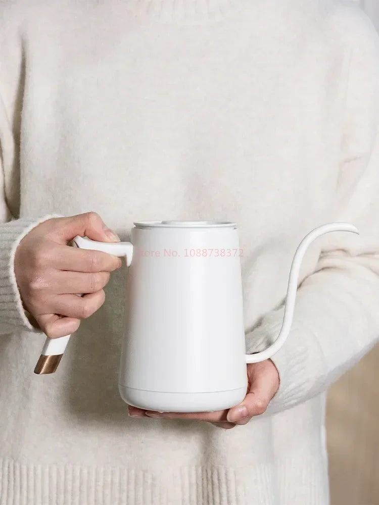 Timemore Fish Smart Electric Pour Over Kettle 600ml 220v Fine Mouth Temperature Control Customize Hand Brew Coffee Pot
