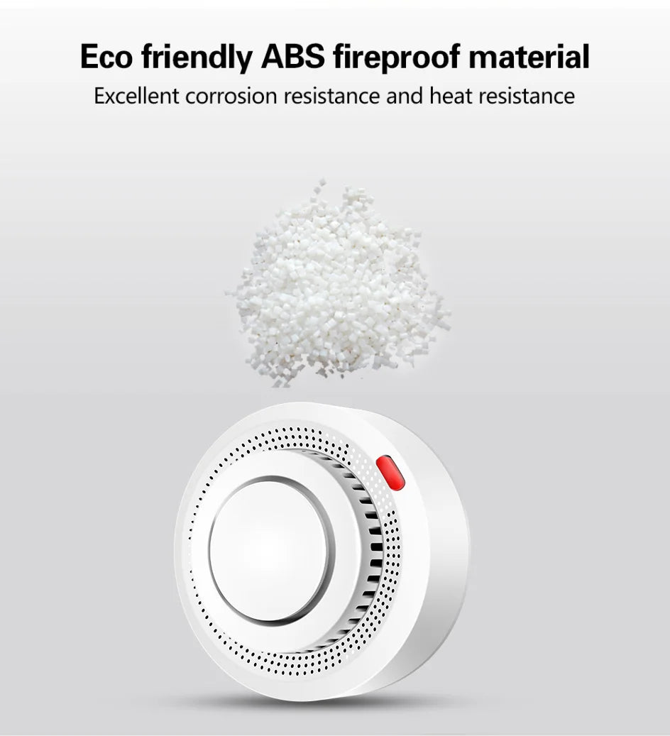 Tuya Smart WiFi Smoke Sensor Fire Protection Smoke Detector 85dB Sound Security System Firefighters Smartlife APP ControlSmoke DetectorsGoWisse.com