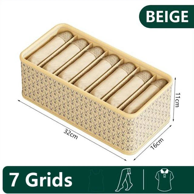 Closet Organizer Underwear Drawer Organizer Socks Bra Clothing Storage Box Wardrobe Organizer Clothes Cabinet Drawer Organizers