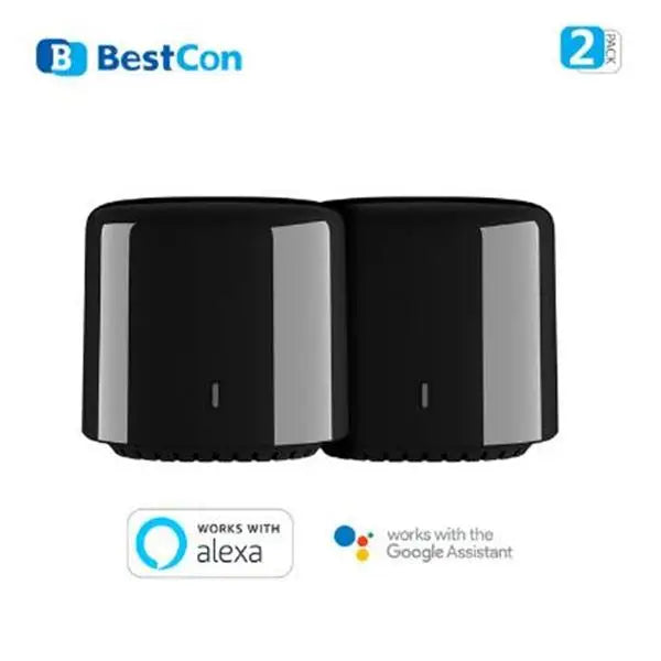 BroadLink RM4 BestCon RM4C mini Wi-Fi Smart Universal Remotefor Air Conditioner TV Voice Control with Google Home & Alexa HUB