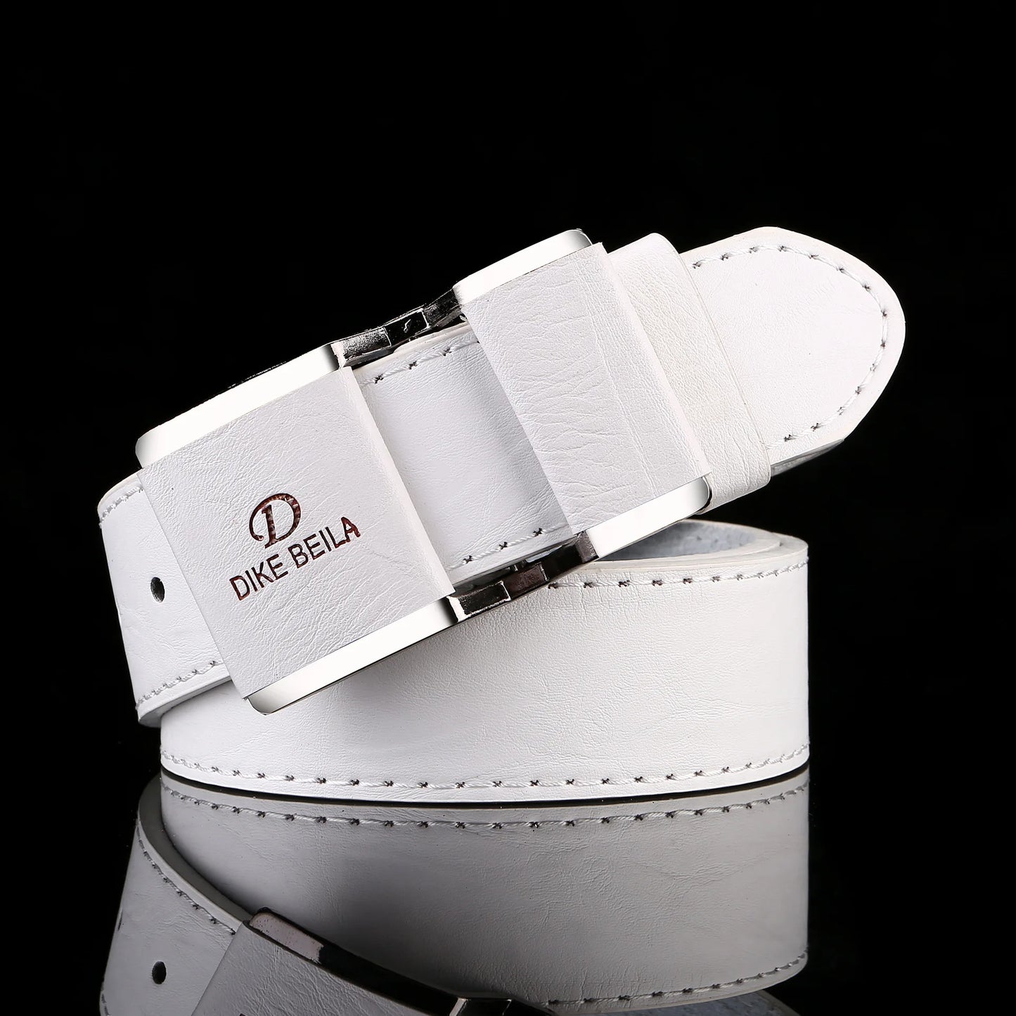 New men's belt korean fashion smooth buckle business casual belt fashion young men's trouser designer luxury brand belts