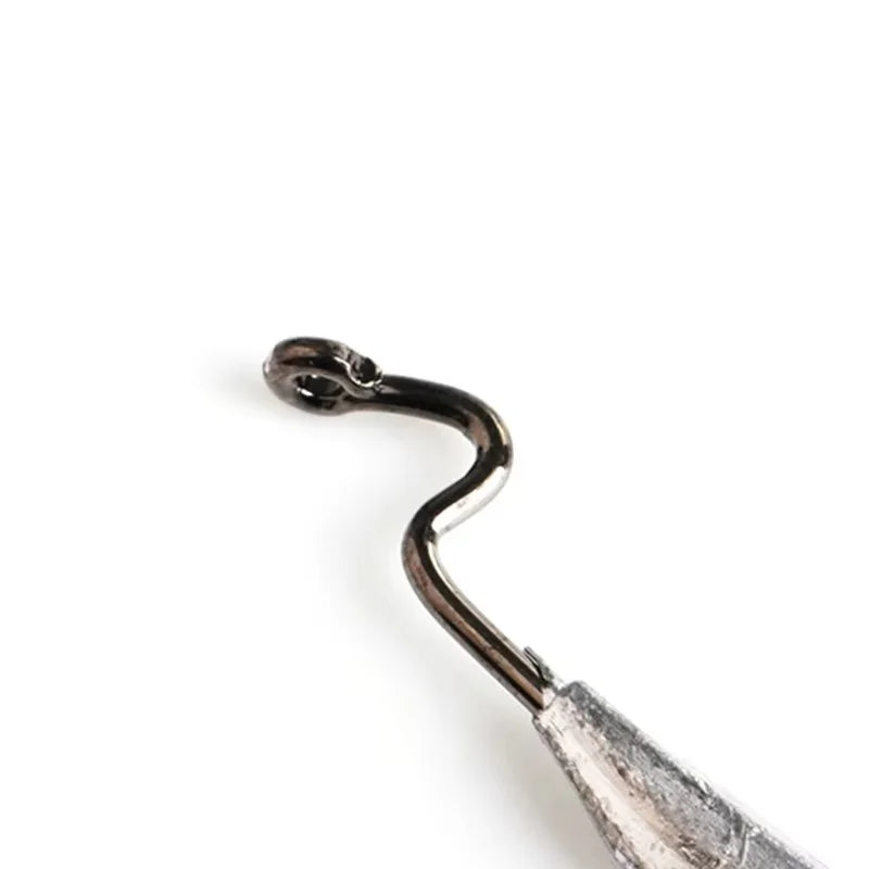 NGB 5PCS High Carbon Steel Offset Fishing Hook Lure 1/0# 2/0# 3/0# 4/0# 1# 2# Texas Jig Head Crank Hook Worm Soft Bait Hooks