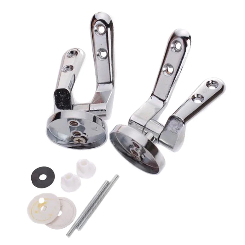 1 Set Standard Replacement Parts Toilet Seat Hinges Toilet Fixing Mountings