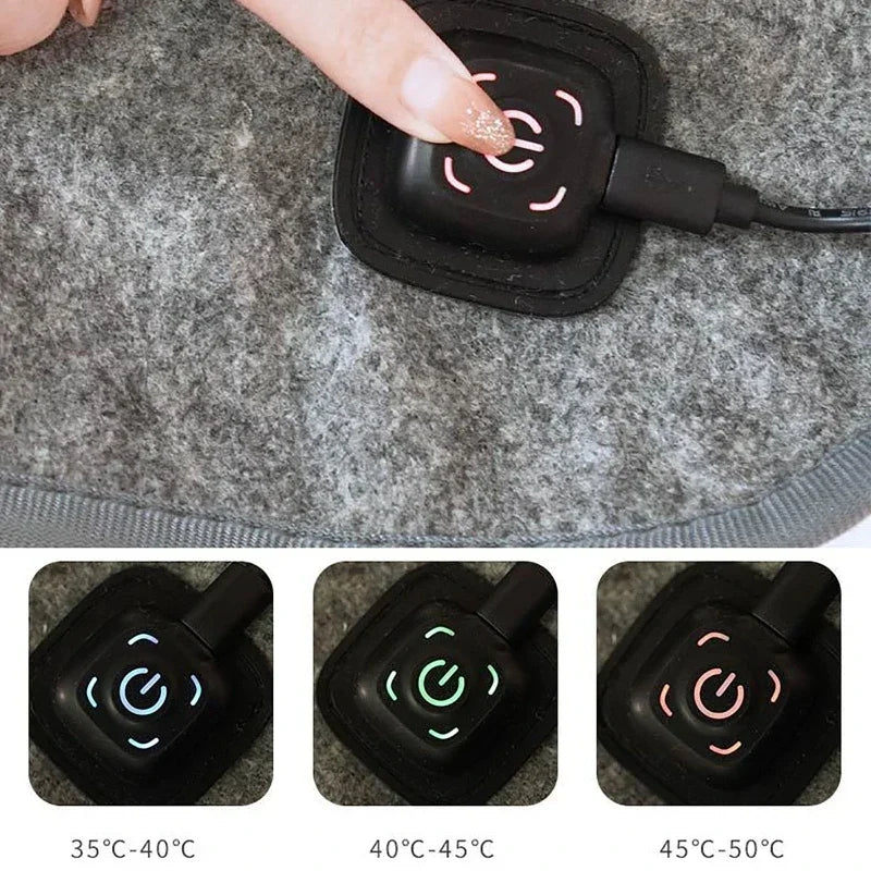 160cm Electric Blanket USB Heater Heated Blanket Mattress Thermostat Electric Heating Blanket Winter Body Warmer Camping Outdoor