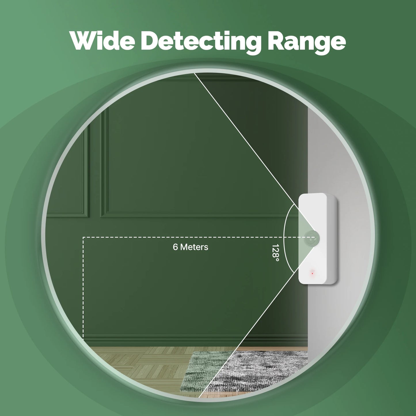 MOES Tuya WiFi Smart PIR Sensor Human Body Infrared Motion Detector Home Security Scene Linkage Automation Battery Power