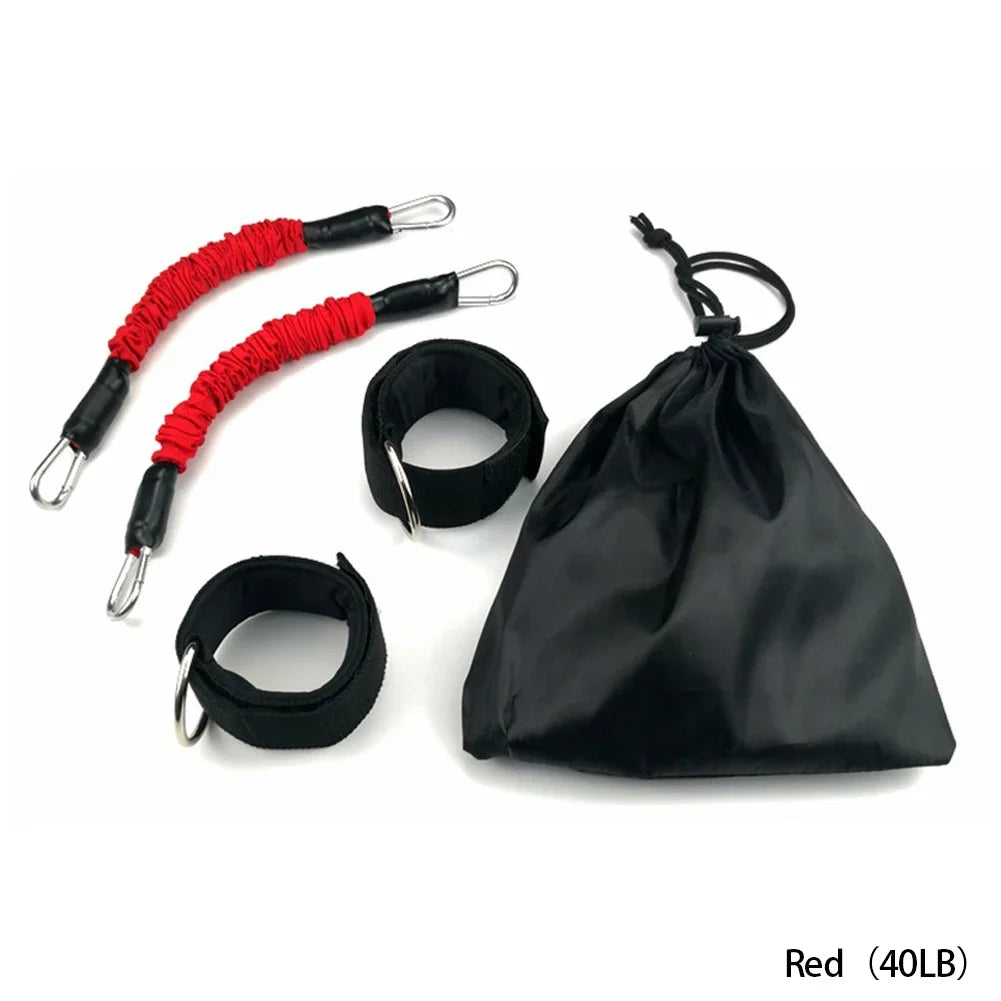 20LB-80LB Thicken Latex Gym Rubber Pull Rope Resistance Band Fitness Training Trainer Taekwondo Kick