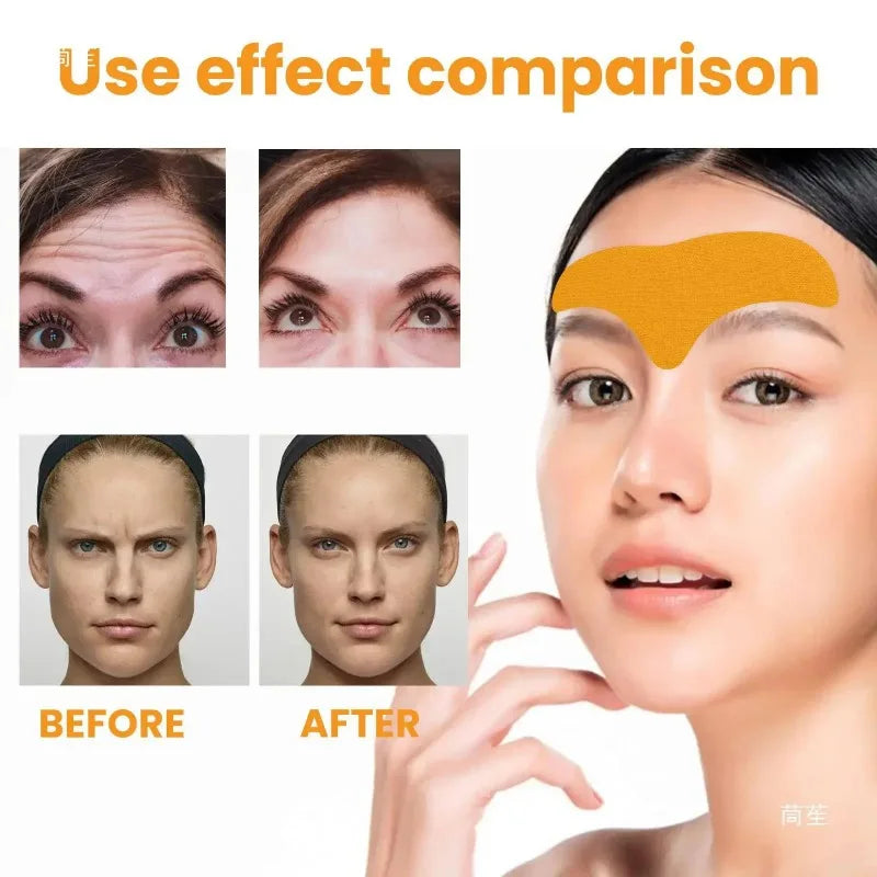 Forehead Wrinkle Patch Lightening Forehead Wrinkle Anti-wrinkle Firming Mask Frown Treatment Stickers Anti-aging Face Skin Care