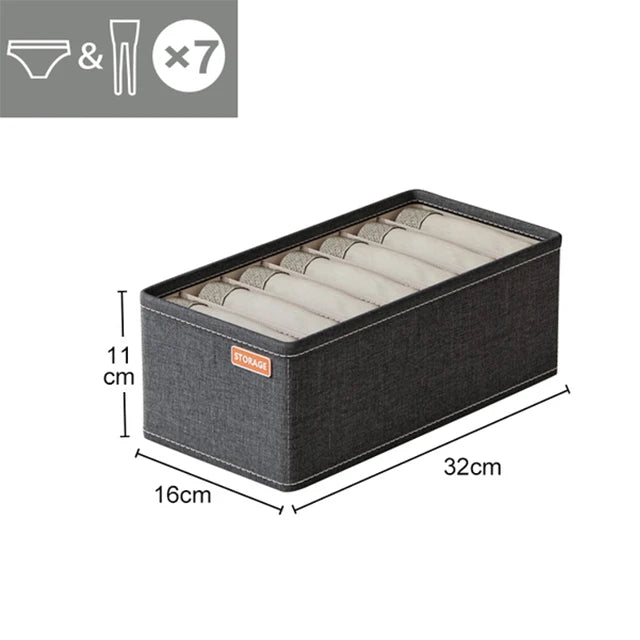 Closet Organizer Underwear Drawer Organizer Socks Bra Clothing Storage Box Wardrobe Organizer Clothes Cabinet Drawer Organizers