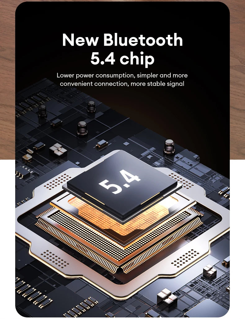 Original Lenovo TH54 Wireless Bluetooth 5.4 Earphones Long Battery Life Wearing Headphone HIFI Level Sound Quality Music Headset