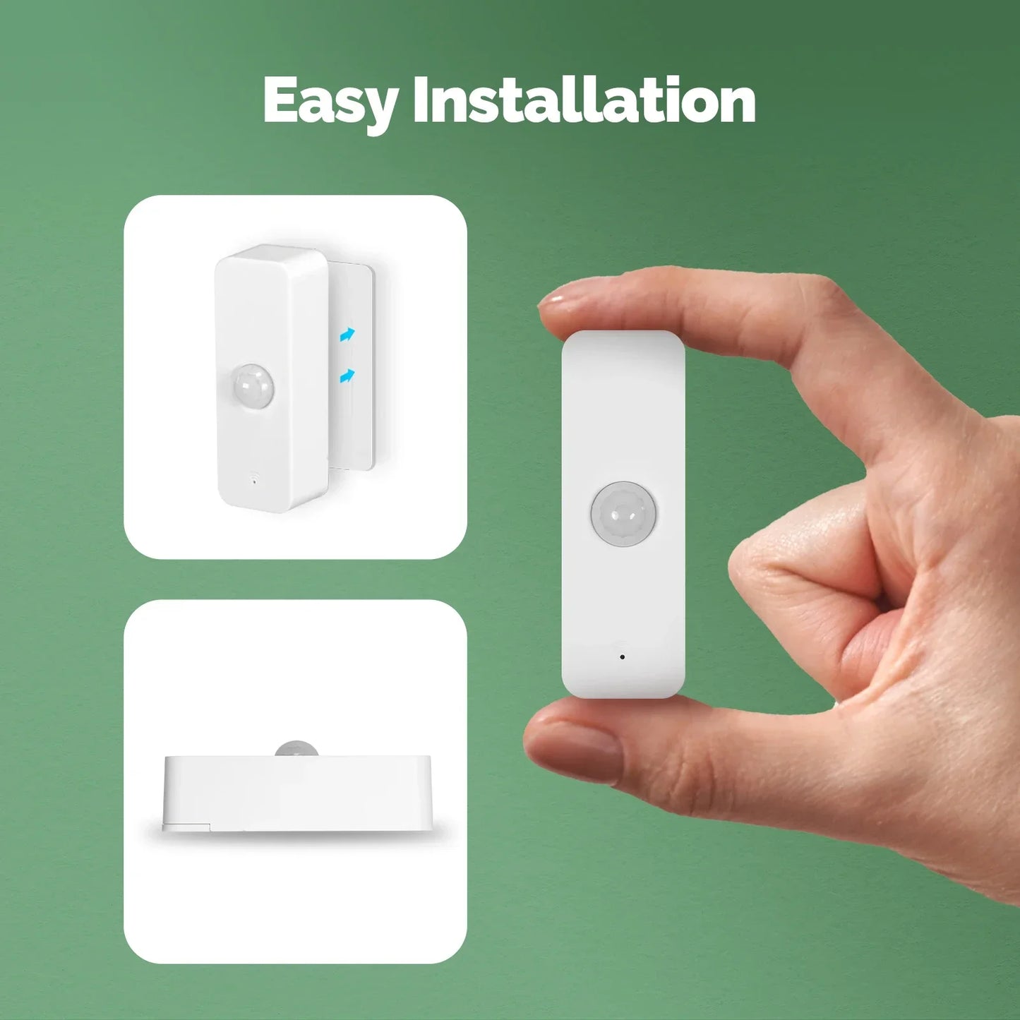 MOES Tuya WiFi Smart PIR Sensor Human Body Infrared Motion Detector Home Security Scene Linkage Automation Battery Power