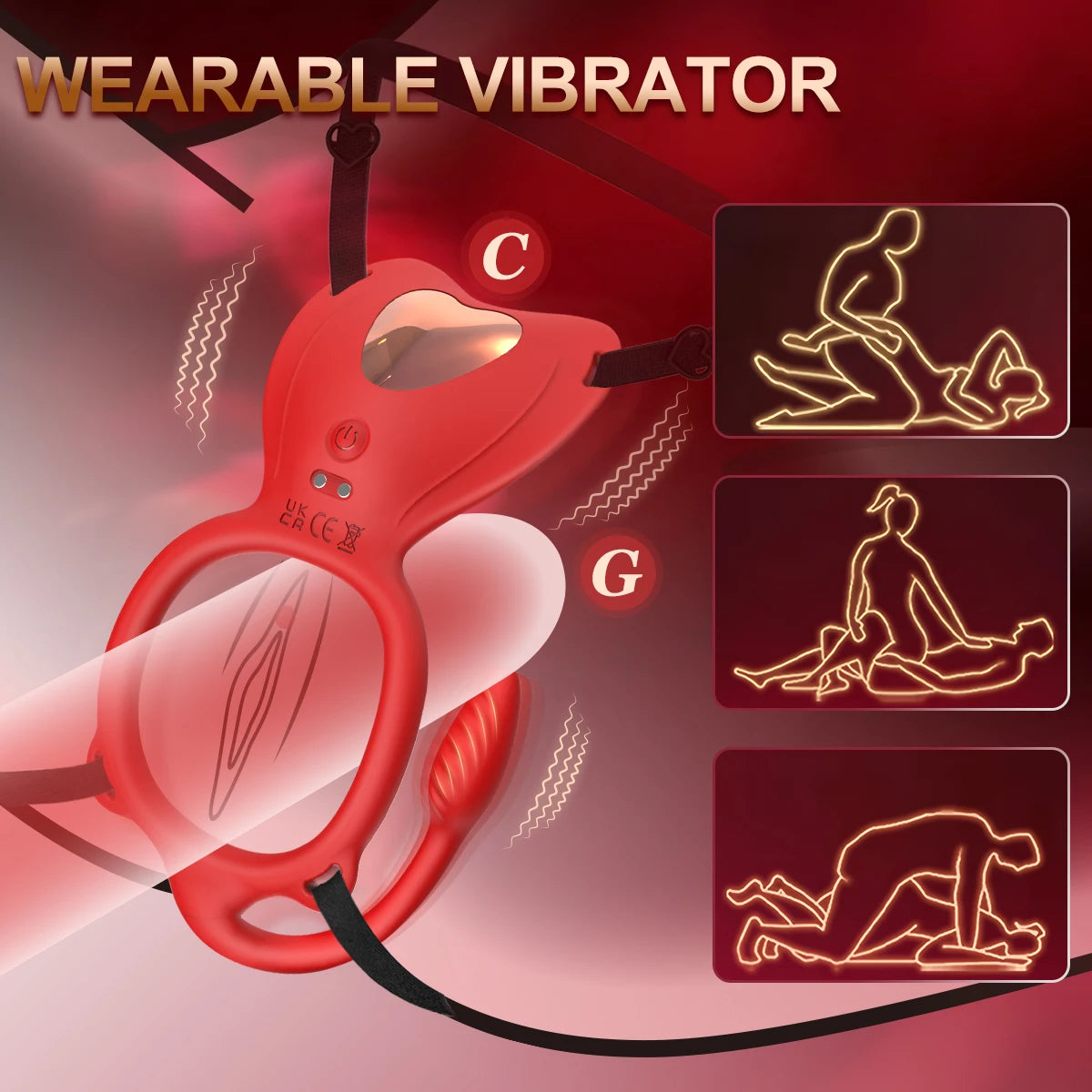 App Control Wearable Panty Vibrator Female 9 Vibration with Wireless Control Penis Ring Clitoral Stimulator Adult Sexy Toys 18+