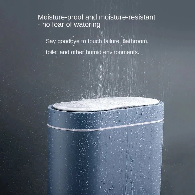 7L Trash Can Smart Sensor Trash Can Automatic Household Electronic Kitchen Trash Bin Toilet Waterproof Narrow Seam Sensor Bin