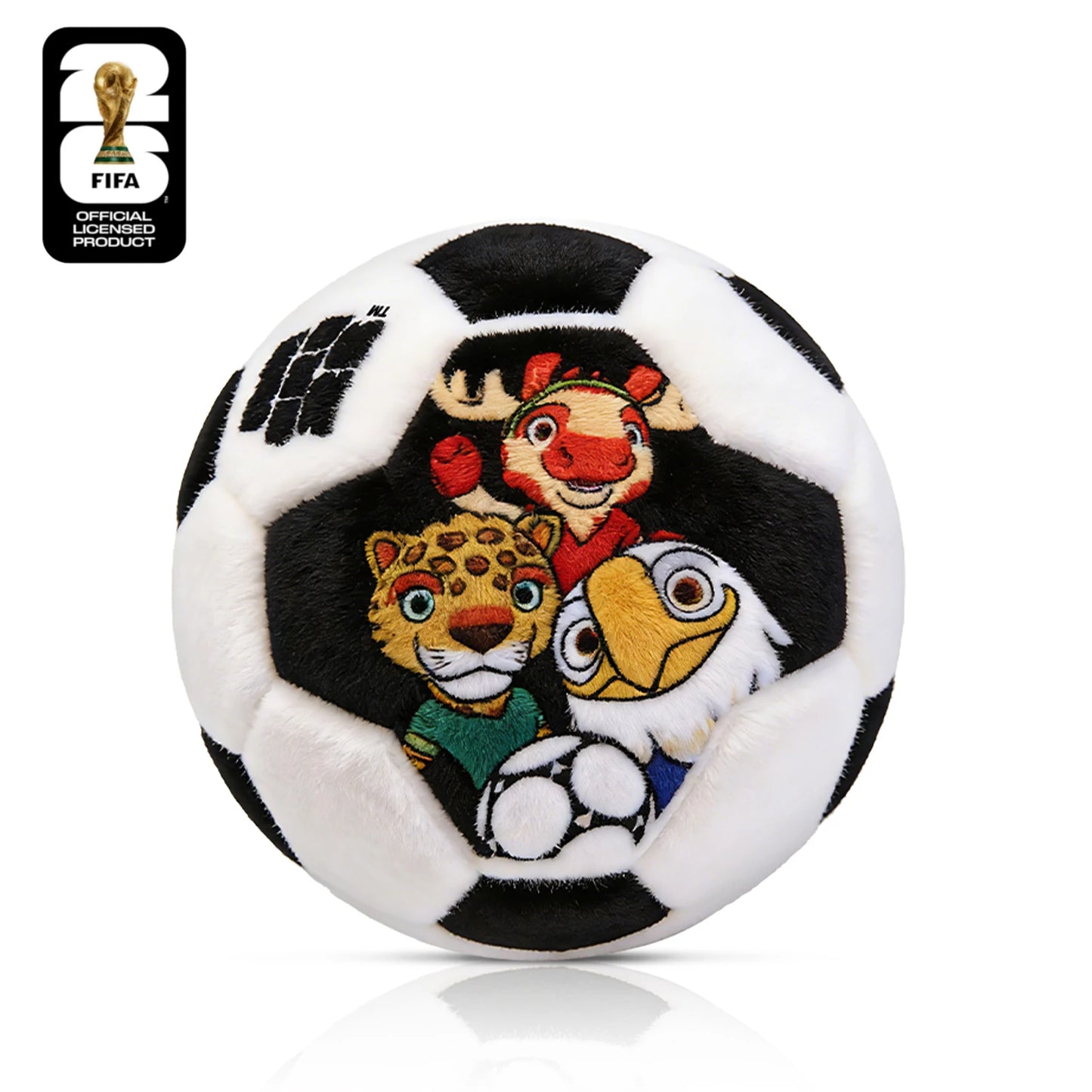 FIFA World Cup 2026 Soccer Ball Throw Pillow Football Style Pillow, 11.8in Trophy Design Cushion for Bedroom Living Room