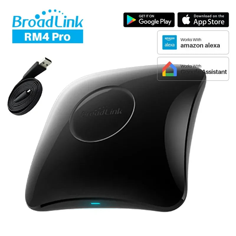 Original Broadlink RM4 Pro IR RF WIFI Universal Smart Remote Control RM4Pro SmartHome Automation Work With Alexa and Google Home