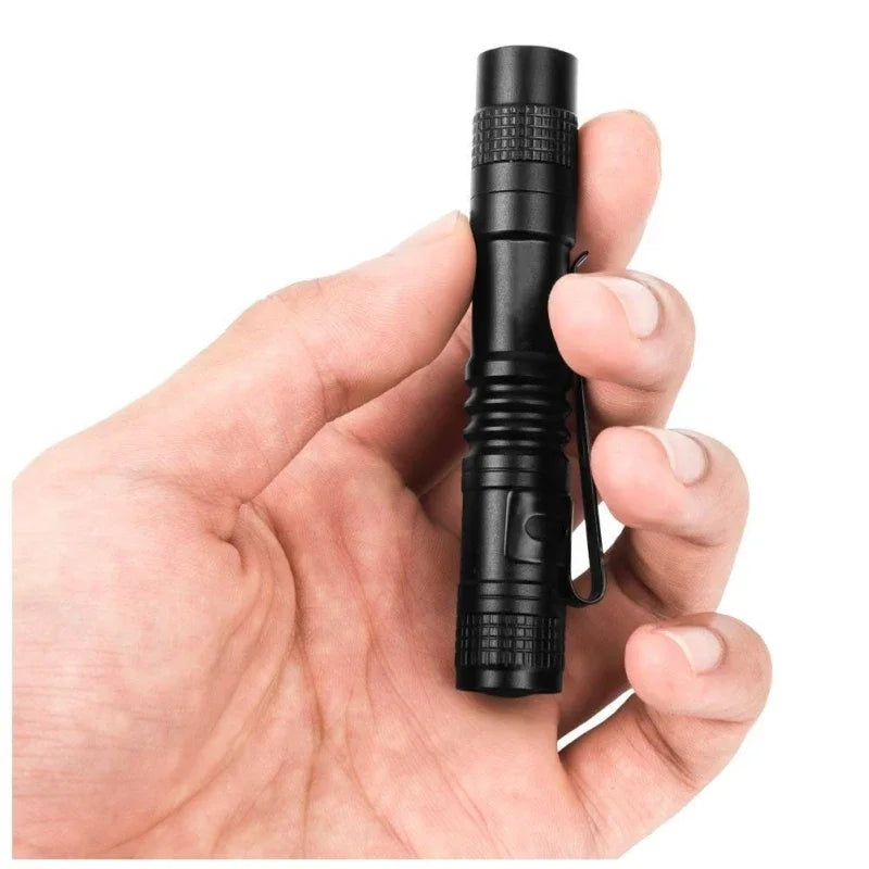 Small Mini LED Flashlight Handheld Pen Light Flashlight Tactical Pocket Torch PenLight with Clip Led Pen Flashlight