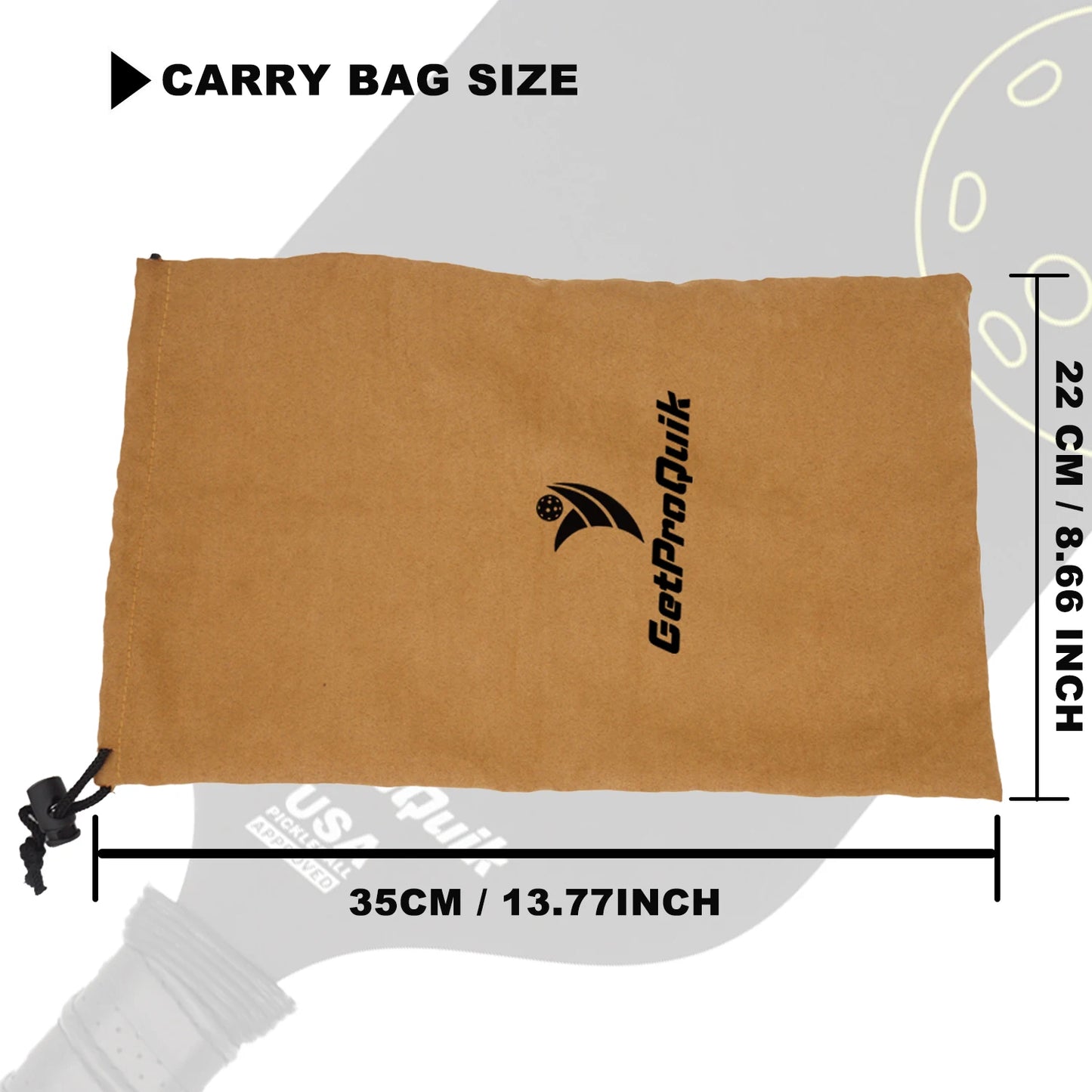 Multifunctional Pickleball Paddle Bag, Large Capacity, Suede Racket, Balls Protection Carry Bags