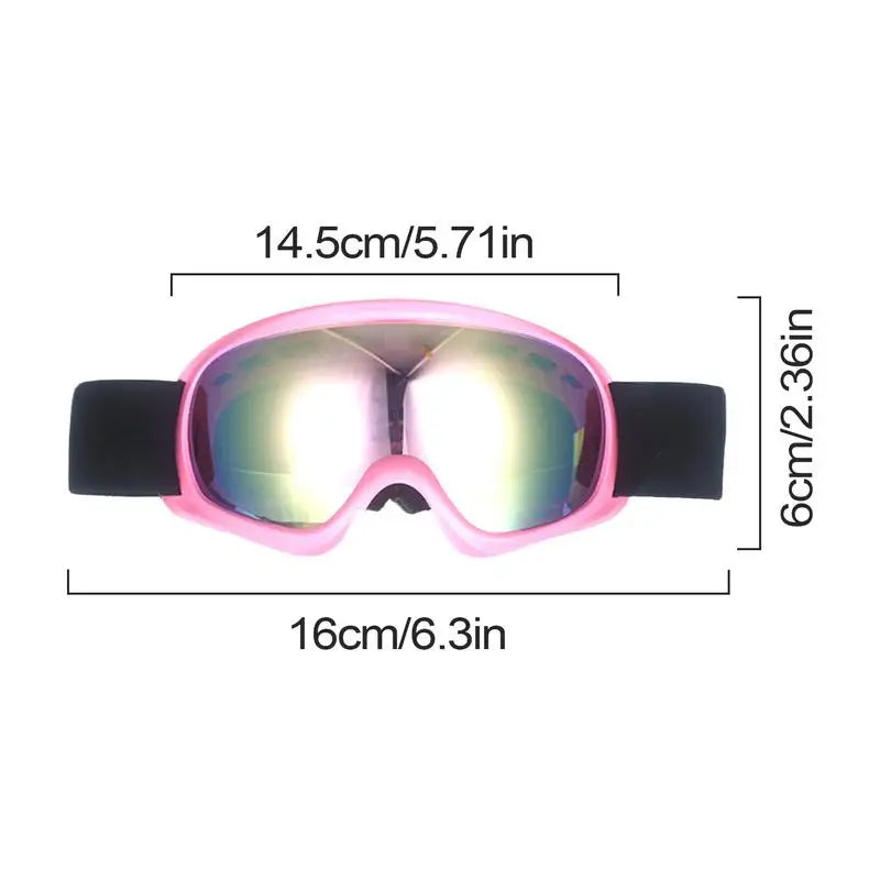 Snowboard Goggles For Youth Anti-Fog Ski Goggles Snowboard Goggles Soft Snow Goggles Skiing Goggles For Children Boys Girls