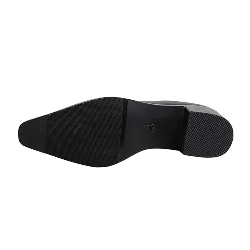 BIGTREE Street Style Designer Vintage Pointed Toe Zipper Women Ankle Boots Autumn Winter Fashion Square Heel Shoes Botas Mujer