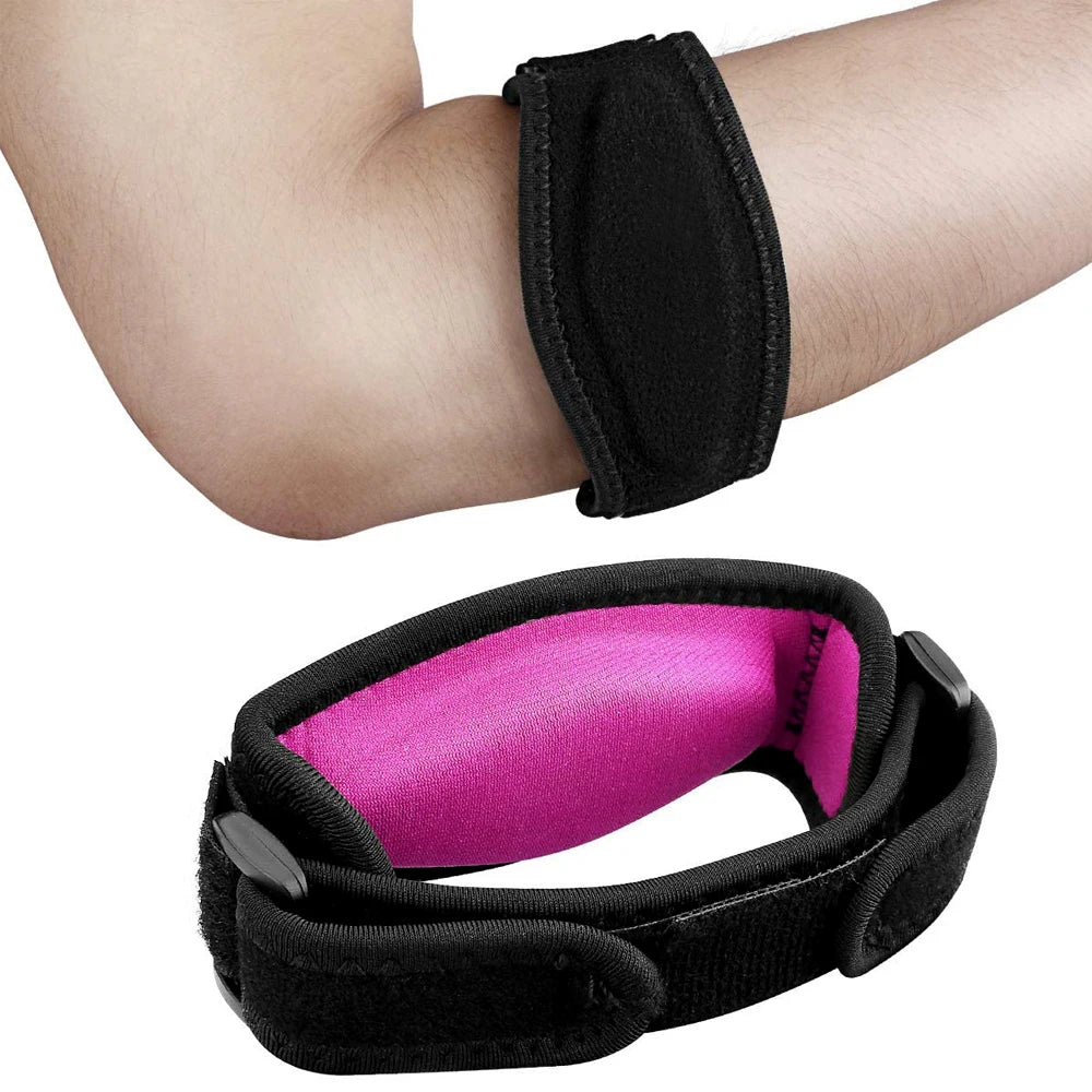 1Pcs Adjustable Elbow Support Basketball Tennis Golf Elbow Strap Elbow Pads Lateral Pain Syndrome Epicondylitis Braces Sports