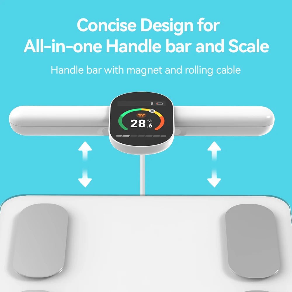 Fitdays Home Smart Bioimpedance Scale 8 Electrode Body Fat Scale Weight Balance Scale Smart Body Composition Scale