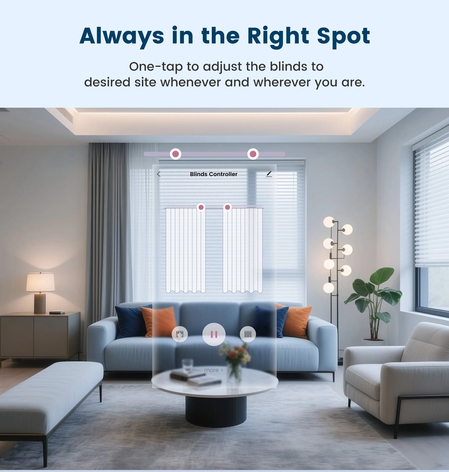 GIRIER Smart Curtain Motor WiFi Motorized Roller Shade Motor for Blinds Works with Alexa Google Home Assistant Supports Tuya APP
