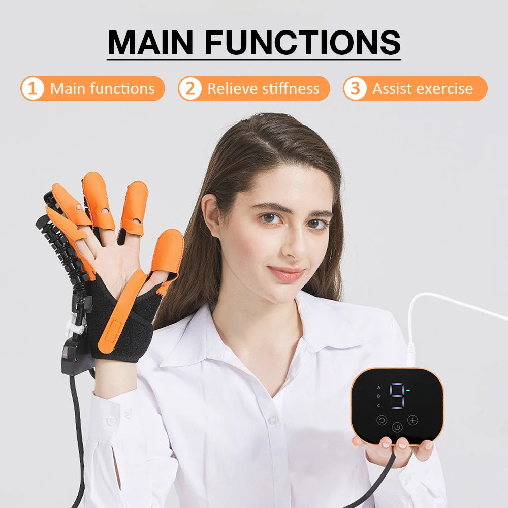 Hemiplegia Rehabilitation Equipment Stroke Recovery Robot Glove Cerebral Infarction Training Device Finger Hand Function Workout